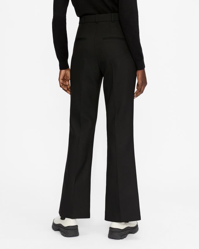 Pantalon Ted Baker High Waist Slim Flare Noir Femme | QEU-47968204